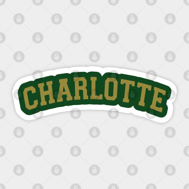 UNC Charlotte Sticker by Secnev